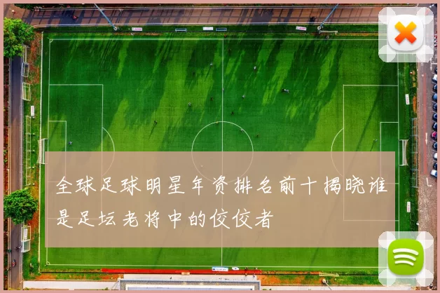 全球足球明星年资排名前十揭晓谁是足坛老将中的佼佼者