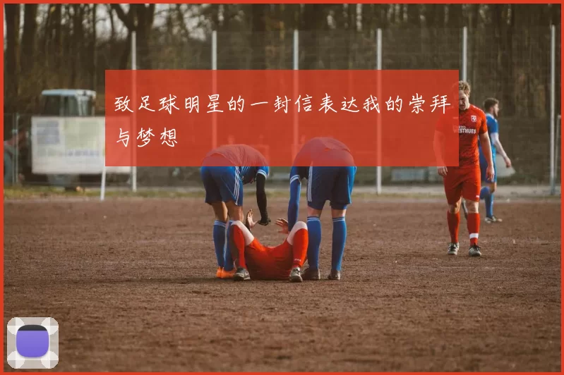 致足球明星的一封信表达我的崇拜与梦想