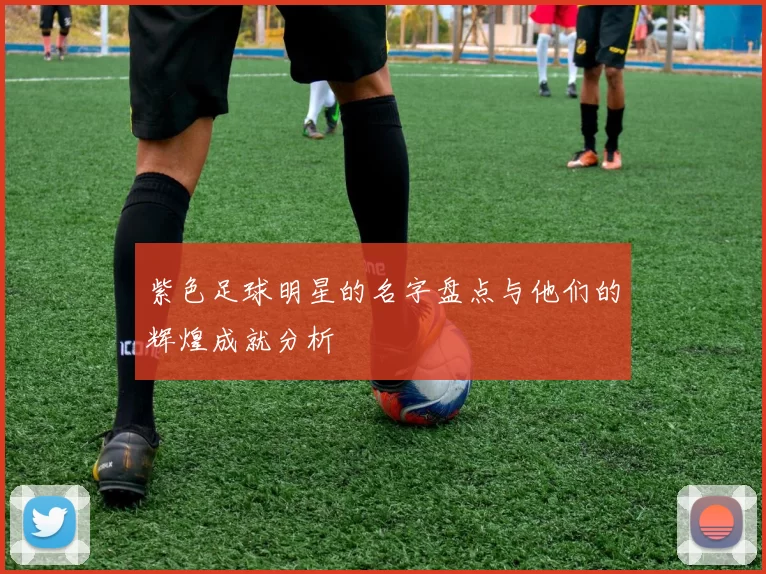紫色足球明星的名字盘点与他们的辉煌成就分析